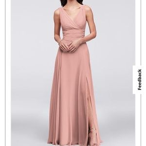 David’s Bridal bridesmaid dress size 10 in wine
